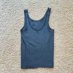 Brandy Melville tank with lace detail on neckline